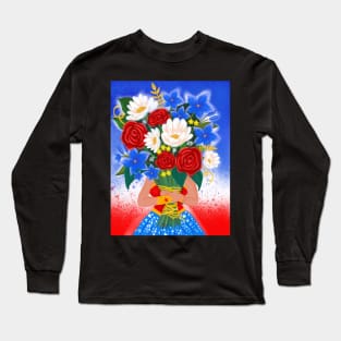 Wonderful Flower Bouquet Long Sleeve T-Shirt